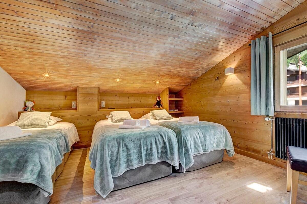 Les Congeres Villa Le Grand-Bornand Oda fotoğraf